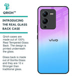 Unicorn Pattern Glass Case for Vivo V25 Pro