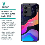 Colorful Fluid Glass Case for Vivo V25 Pro