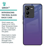 Indigo Pastel Glass Case For Vivo V25 Pro