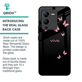 Fly Butterfly Glass Case for Vivo V25 Pro