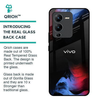 Fine Art Wave Glass Case for Vivo V25 Pro
