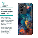 Colored Storm Glass Case for Vivo V25 Pro