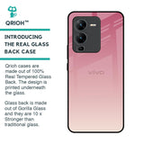 Blooming Pink Glass Case for Vivo V25 Pro