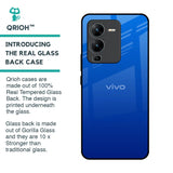 Egyptian Blue Glass Case for Vivo V25 Pro