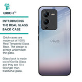 Light Sky Texture Glass Case for Vivo V25 Pro