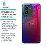 Magical Color Shade Glass Case for Vivo V25 Pro