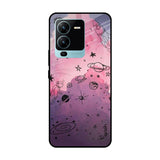 Space Doodles Vivo V25 Pro Glass Cases & Covers Online