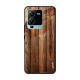 Timber Printed Vivo V25 Pro Glass Cases & Covers Online