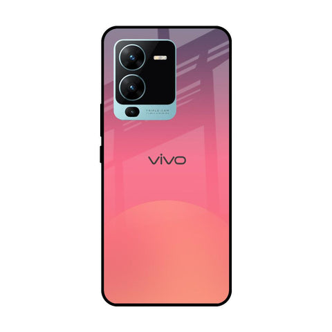 Sunset Orange Vivo V25 Pro Glass Cases & Covers Online