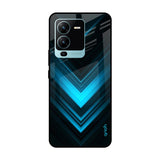 Vertical Blue Arrow Vivo V25 Pro Glass Cases & Covers Online