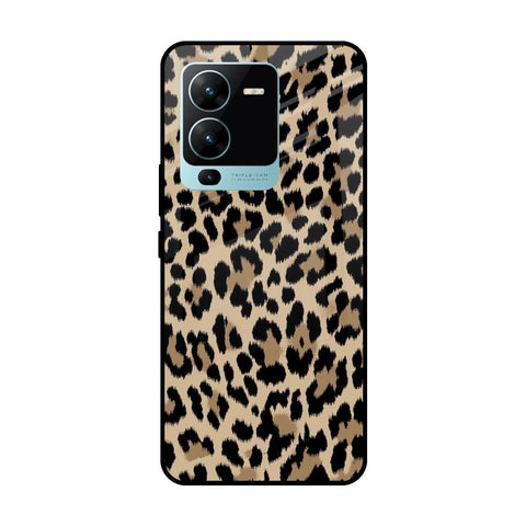 Leopard Seamless Vivo V25 Pro Glass Cases & Covers Online