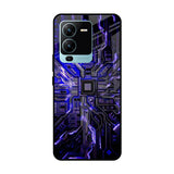 Techno Color Pattern Vivo V25 Pro Glass Cases & Covers Online