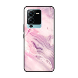Diamond Pink Gradient Vivo V25 Pro Glass Cases & Covers Online