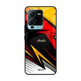 Race Jersey Pattern Vivo V25 Pro Glass Cases & Covers Online