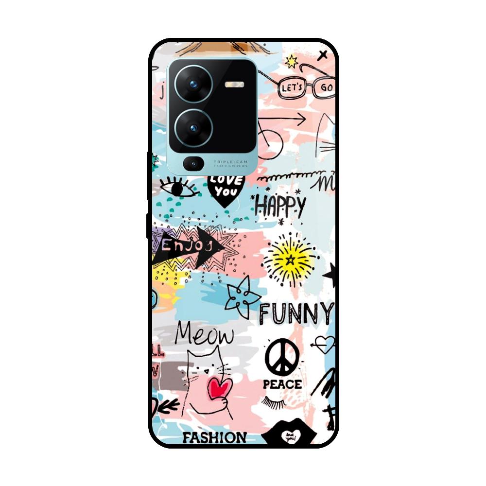 Just For You Vivo V25 Pro Glass Cases & Covers Online