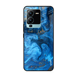 Gold Sprinkle Vivo V25 Pro Glass Cases & Covers Online