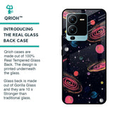 Galaxy In Dream Glass Case For Vivo V25 Pro