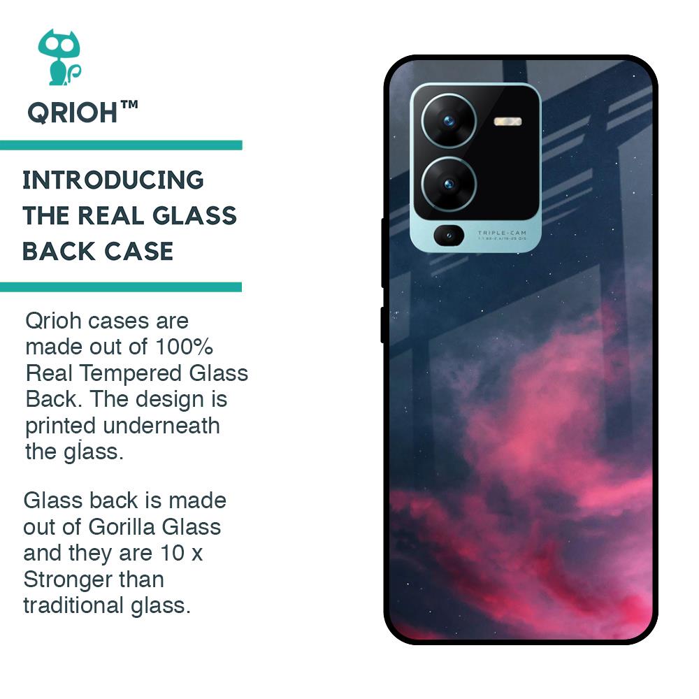 Moon Night Glass Case For Vivo V25 Pro