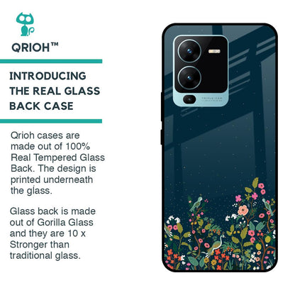 Small Garden Glass Case For Vivo V25 Pro