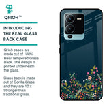Small Garden Glass Case For Vivo V25 Pro