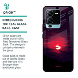 Morning Red Sky Glass Case For Vivo V25 Pro
