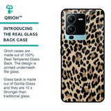 Leopard Seamless Glass Case For Vivo V25 Pro