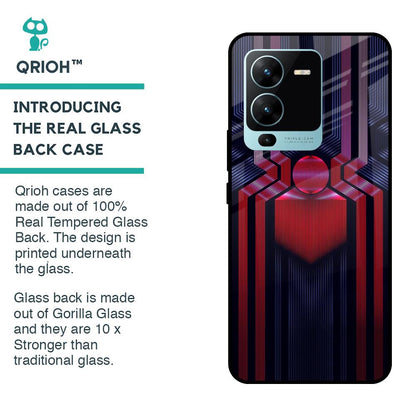 Super Art Logo Glass Case For Vivo V25 Pro