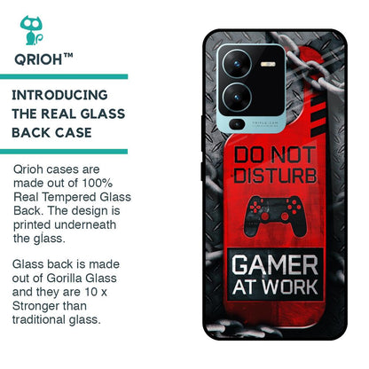 Do No Disturb Glass Case For Vivo V25 Pro