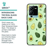 Avocado Green Glass Case For Vivo V25 Pro