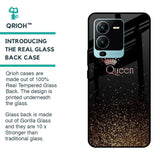 I Am The Queen Glass case for Vivo V25 Pro