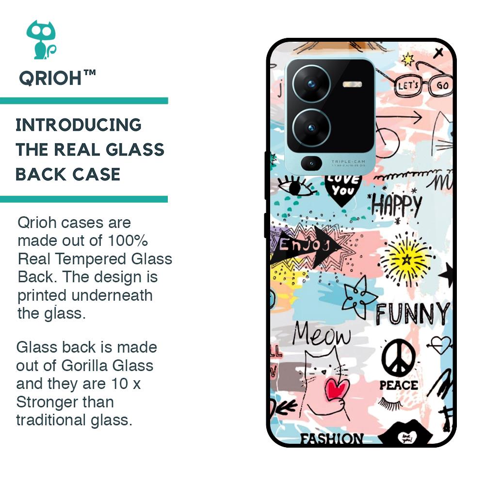 Just For You Glass Case For Vivo V25 Pro