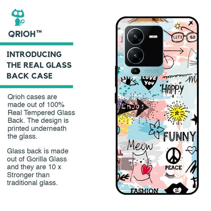 Just For You Glass Case For Vivo V25 Pro