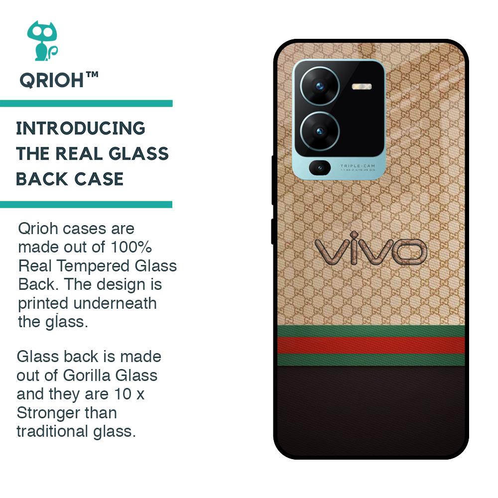 High End Fashion Glass case for Vivo V25 Pro