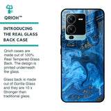 Gold Sprinkle Glass case for Vivo V25 Pro