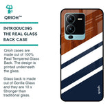 Bold Stripes Glass case for Vivo V25 Pro