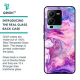 Cosmic Galaxy Glass Case for Vivo V25 Pro
