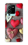 Valentine Hearts Vivo V25 Pro Back Cover