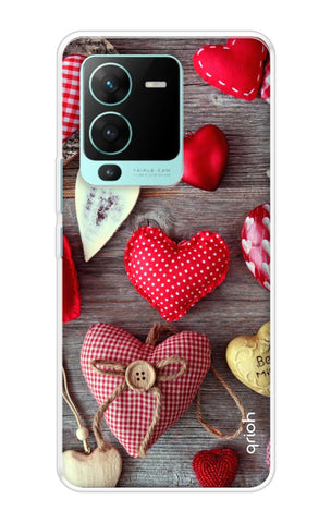 Valentine Hearts Vivo V25 Pro Back Cover