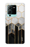 Hexagonal Pattern Vivo V25 Pro Back Cover