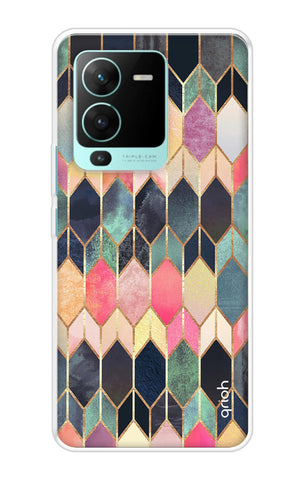 Shimmery Pattern Vivo V25 Pro Back Cover