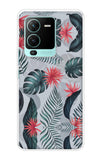 Retro Floral Leaf Vivo V25 Pro Back Cover