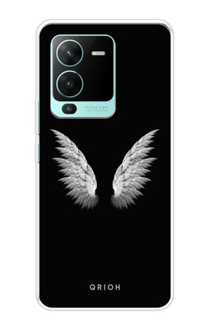 White Angel Wings Vivo V25 Pro Back Cover