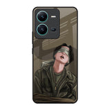 Blind Fold Vivo V25 Glass Back Cover Online