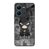Cartoon Art Vivo V25 Glass Back Cover Online