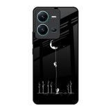 Catch the Moon Vivo V25 Glass Back Cover Online