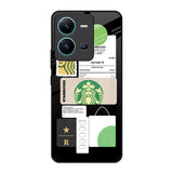 Coffee Latte Vivo V25 Glass Back Cover Online