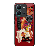 Gryffindor Vivo V25 Glass Back Cover Online