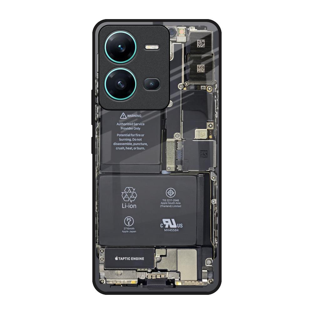 Skeleton Inside Vivo V25 Glass Back Cover Online
