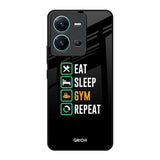Daily Routine Vivo V25 Glass Back Cover Online