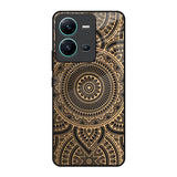 Luxury Mandala Vivo V25 Glass Back Cover Online